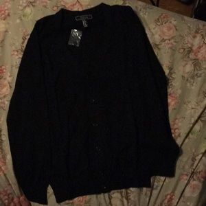 Forever21 Men Black Cardigan